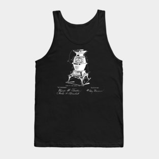 Canon Stove Vintage Patent Hand Drawing Tank Top